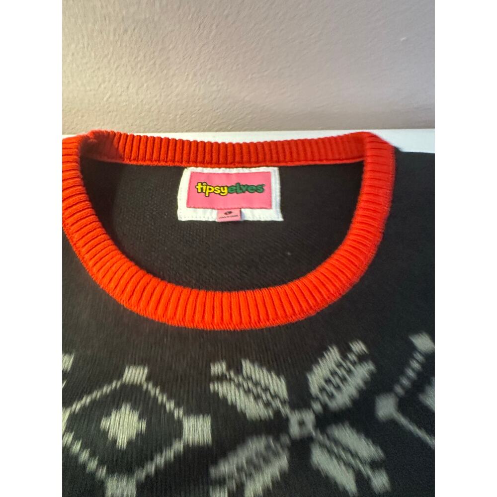 Tipsy Elves WOMEN'S HO HO HELLO NEON LED LIGHT UP UGLY
CHRISTMAS SWEATER - Picture 7 of 9